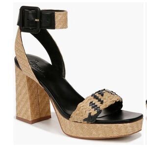 27 EDIT Naturalizer Jaselle Ankle Strap Platform Sandal (Women) Size 8M